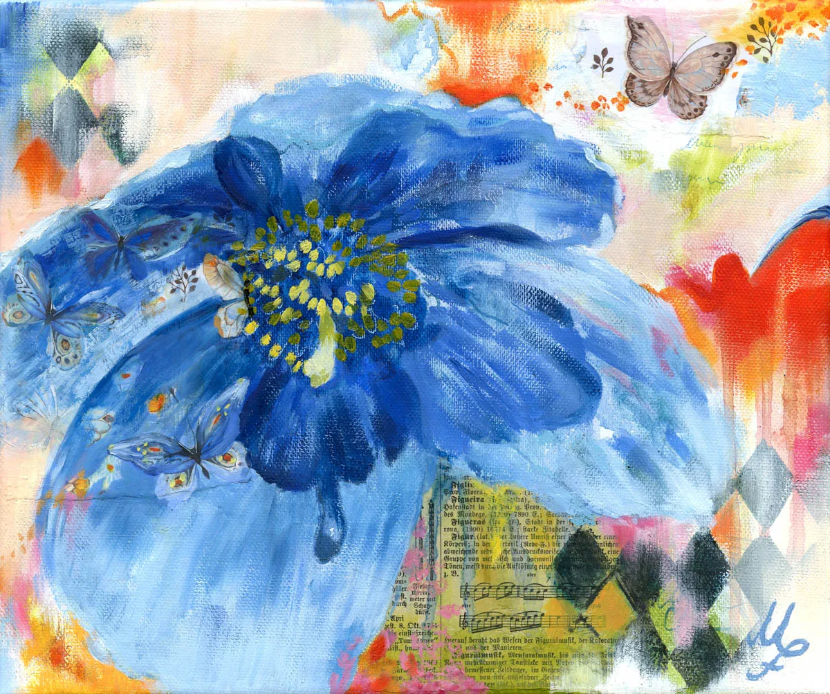 Flower Power – Blaue Schönheit