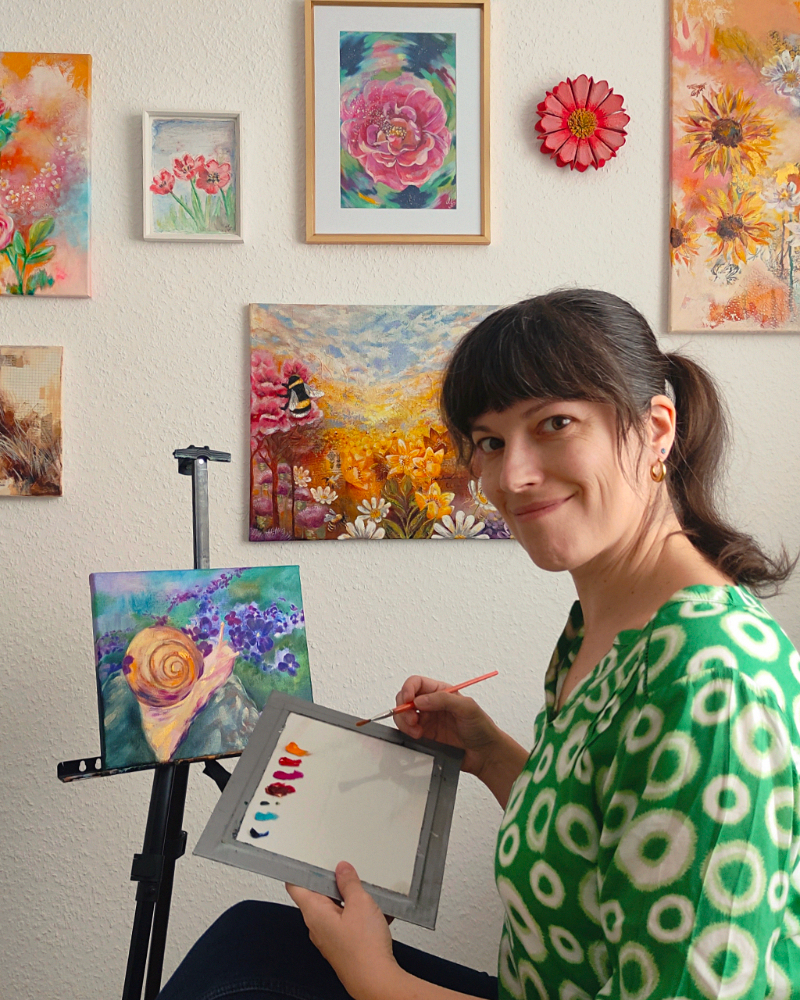 Die Künstlerin Monique Fischer - Leisefarben