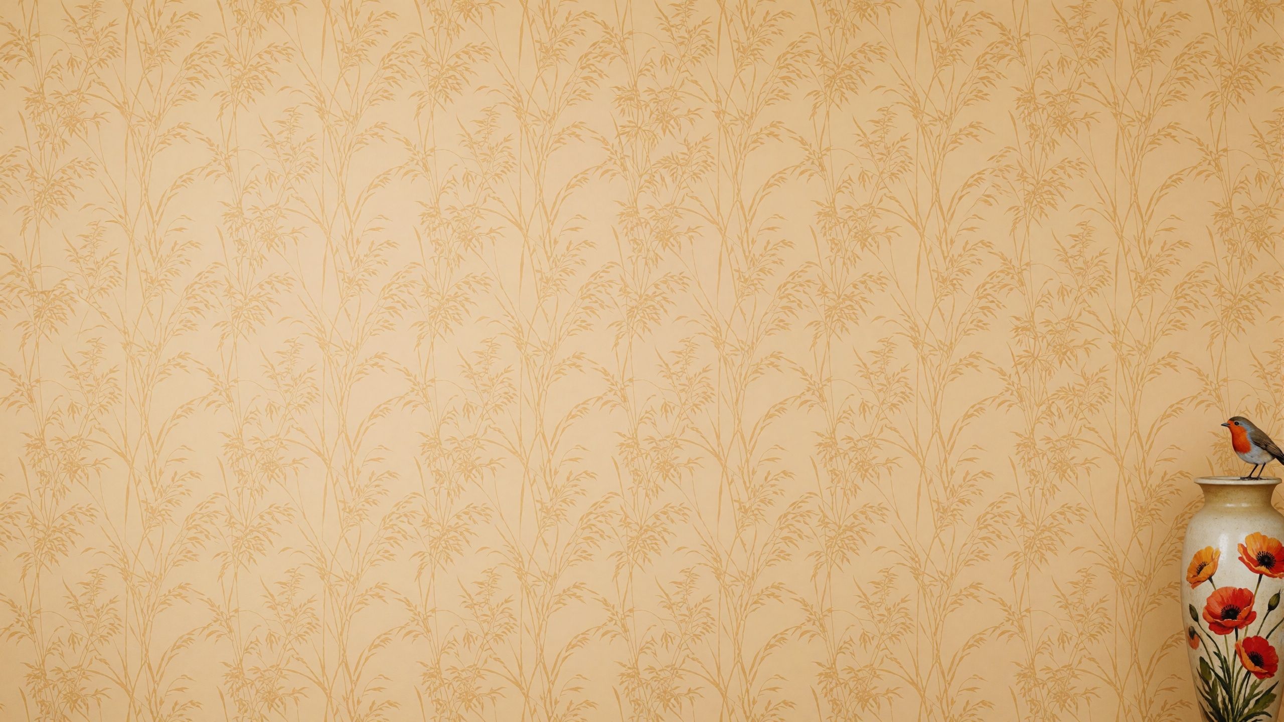 Wohnraum-Mockup „Honig“ mit freier Wandfläche