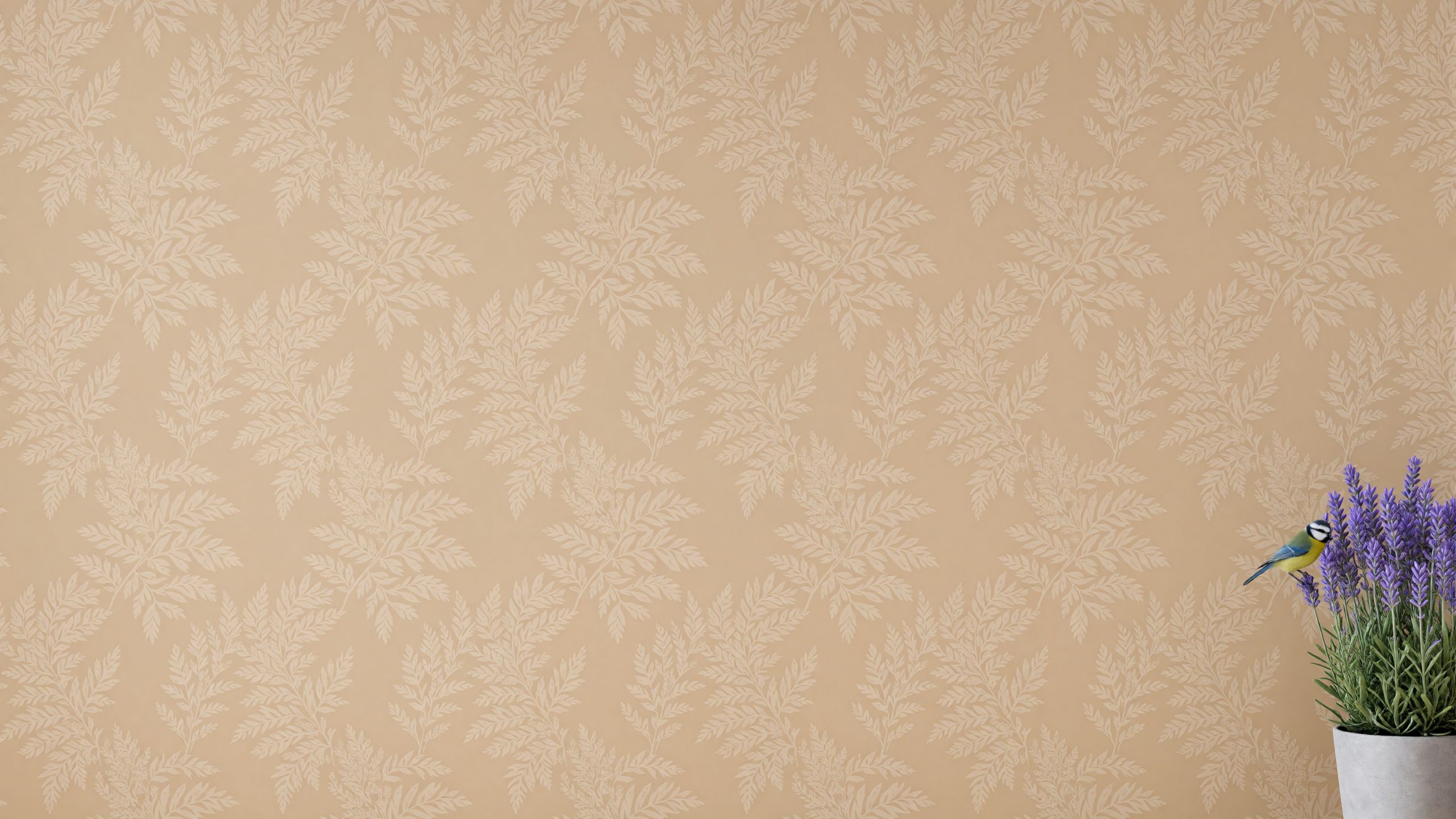 Wohnraum-Mockup „Sand“ mit freier Wandfläche